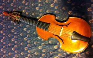 Viola d’amore, made in 1757 by the English maker John Marshall